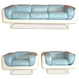 Retro Steelcase Sofa and Chairs
