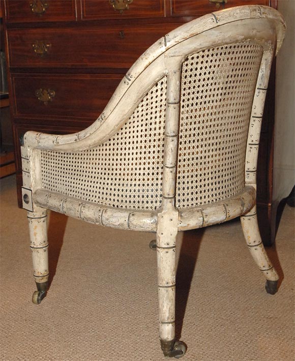 19th Century Pair of Regency Gondola Chairs