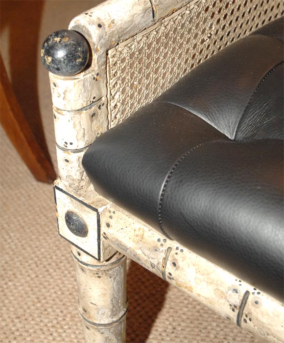 Upholstery Pair of Regency Gondola Chairs