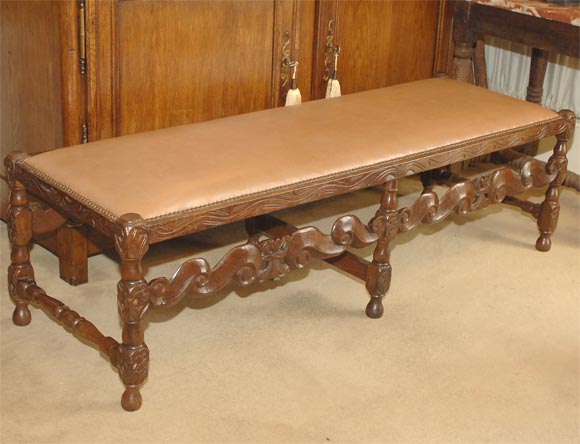 Charles II Style Bench