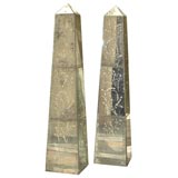 Turn of the Century Grand Scale Venetian Obelisks