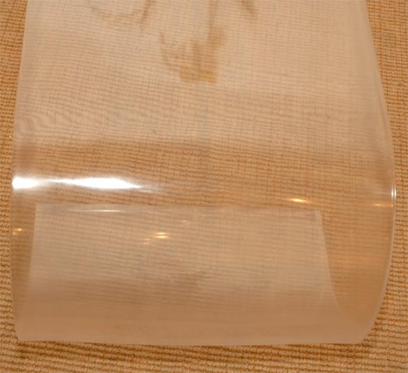 Lucite Scroll Coffee Table 2