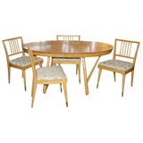 Oak Table with Six Chairs