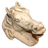Cast Stone Horse-Head