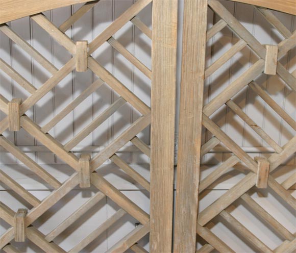 American pair Chinese Chippendale style entrance gates