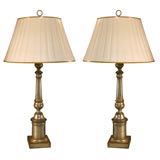 Vintage pair Borghese table lamps
