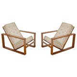 Pair of Lounge Chairs Attributed to Jean Royere