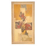 "Fall" mid-century painting by Robert Glover, 1957