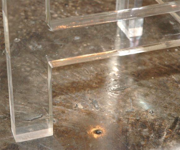 Lucite Trays or End Tables by Jordan Cappella 3
