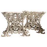 pair of console or table bases