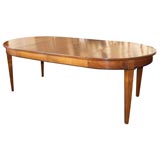 Directoire style round dining table