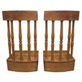 Pair of Fruitwood Prie Dieu