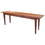 Antique lFrench long pine server Antique lFrench long pine server