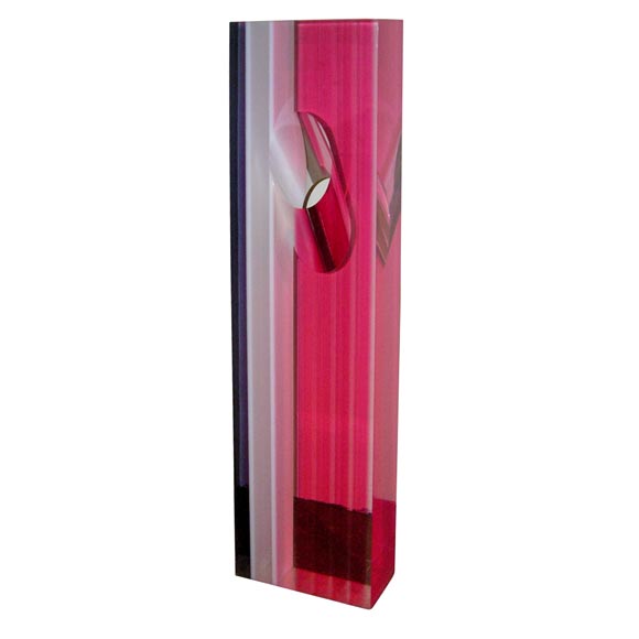 Perspex Sculpture by Jean-Claude Farhi, French 1980s