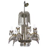 Mid 19th century cascading waterfall inspired crystal chandelier