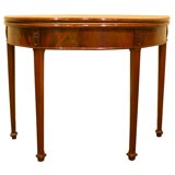 Antique Elegant Mahogany Demilune Tea-Table, c. 1850