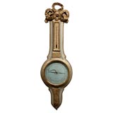 French Parcel Gilt Barometer