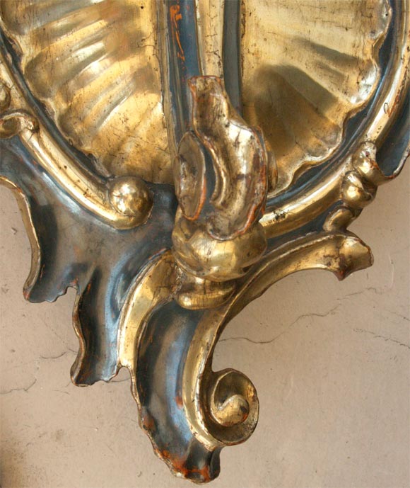 PAIR OF TUSCAN LARGE SCALE WALL SCONCES For Sale at 1stdibs