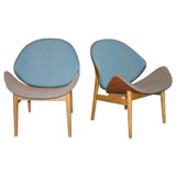 Pair of Hans Olsen Shell Chairs