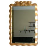 Gold Leaf Ribbon Mirror