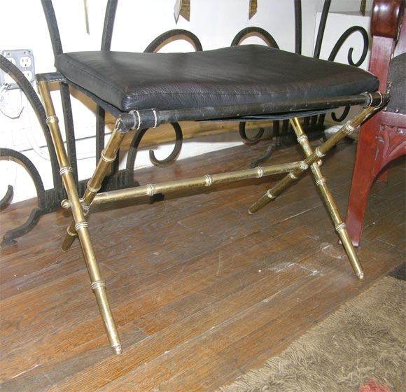 Folding stool, Jacques ADNET