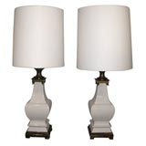 Pair of Chinese Jar Porcelain Table Lamps by Stiffel
