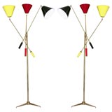 Pair of Arredoluce floor lamp