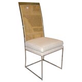 Set of Four Milo Baughman Hi-back Chairs