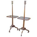 Pair Of Rosewood Lamp Tables