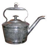 19th C Tradesign in the form of an Overscale Tea Kettle