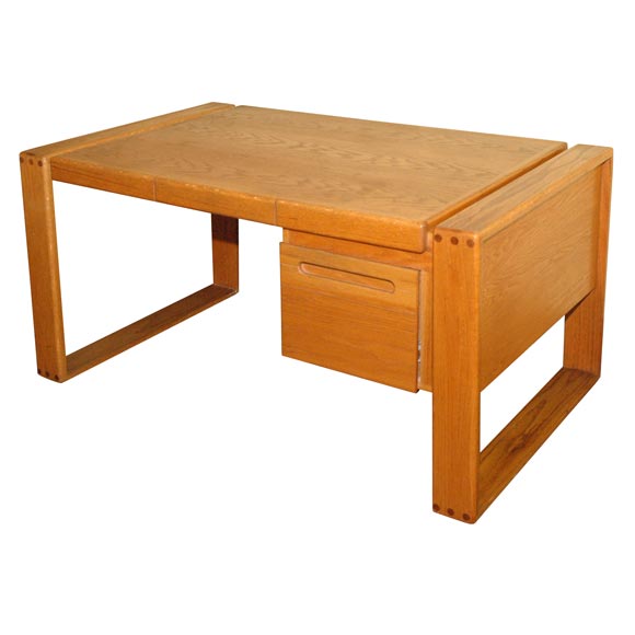 Oak Craftman Desk By Lou Hodges