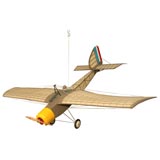 Replica of world war I- era  plane