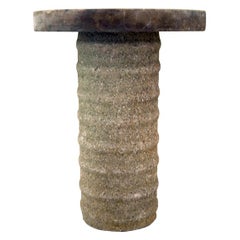 Concrete Garden Side Table