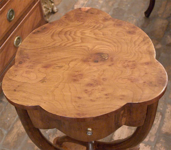 19th Century High Style French Charles X Side Table