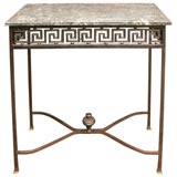 French Neo-classical Style Iron Console