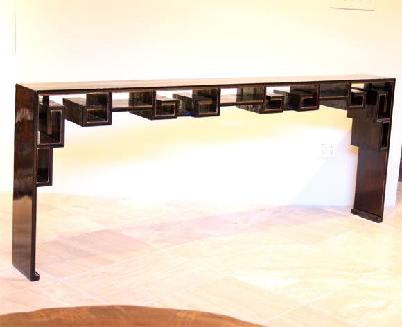 Chinese Shallow Scrolled Ribbon Altar Table