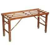 Folding factory table/bench