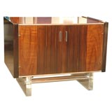 pair of night stands with lucite base