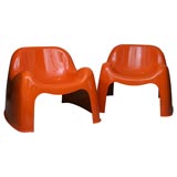Pair of Sergio Mazza for Artemide Armchairs