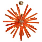Murano Glass Rare Orange Sputnik