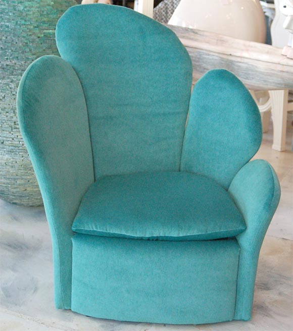Mid-20th Century Asymmetrical  Lounge Chair