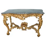 Antique 18th Century Roman Giltwood Console Table