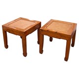 Cypress Caned Stool