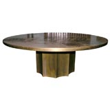 Circular Cocktail Table by Philip & Kelvin LaVerne