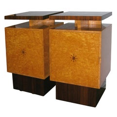 rare Pair of Side Cabinets by Andrew Szoeke