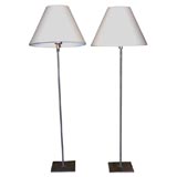 Pair of Iron Stick Lamps
