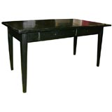 French Tin Top Painted Desk