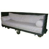 Pair of American Wood and Metal  Carts/Sofas