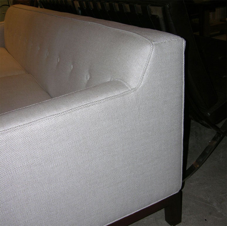 Contemporary reGeneration Sofa #1 on Walnut Base