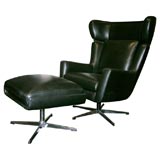 Jacobsen Swivel Lounge Chair & Ottoman